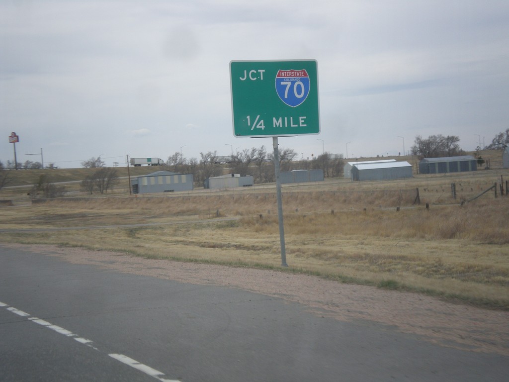 BL-70/US-24/US-40 West/US-287 North Approaching I-70