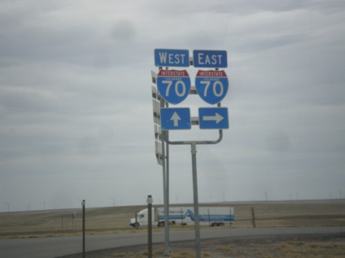 BL-70/US-40 West/US-287 North at I-70