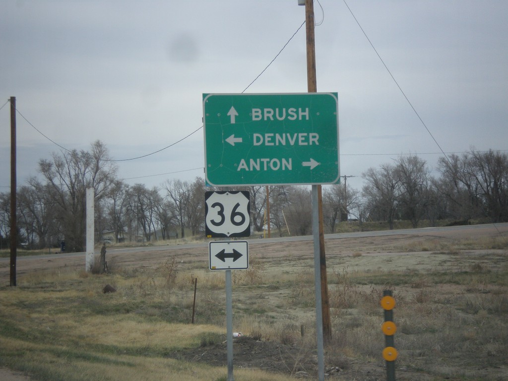 CO-71 North Approaching US-36