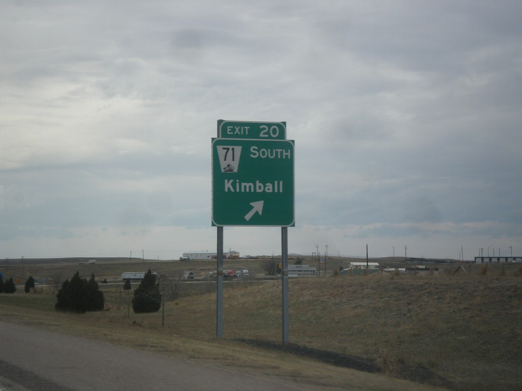 I-80 West - Exit 20