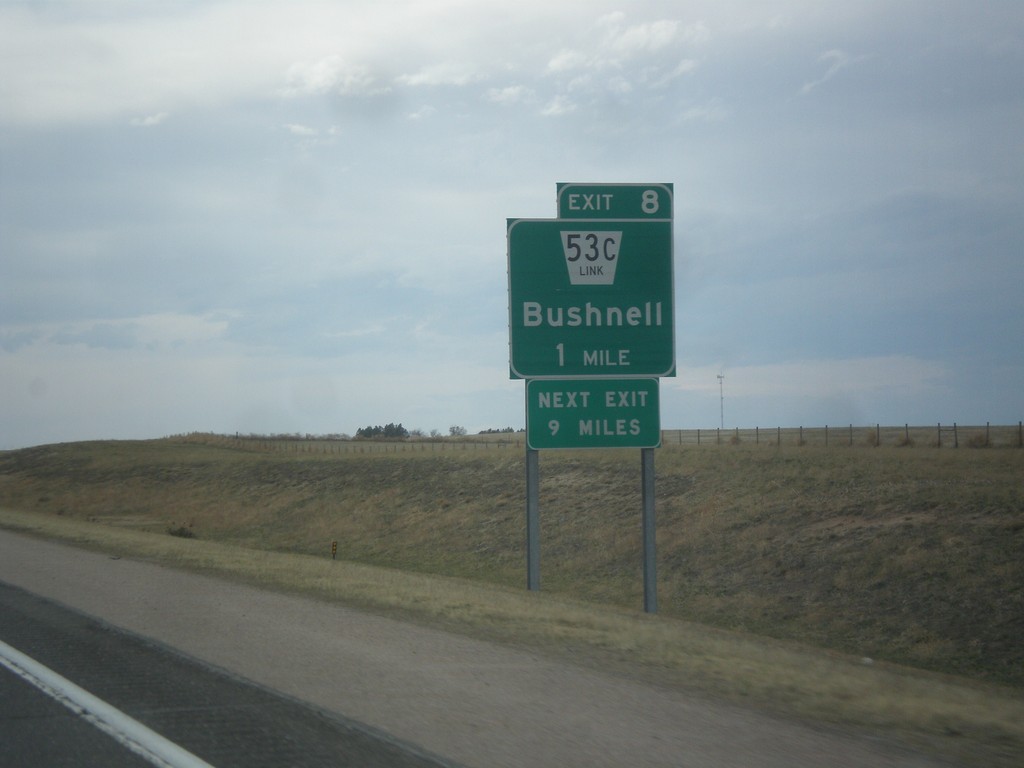 I-80 West - Exit 8