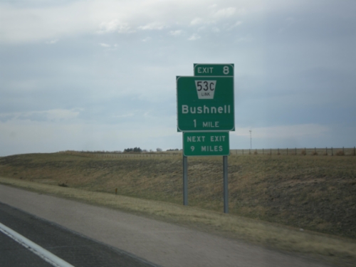 I-80 West - Exit 8