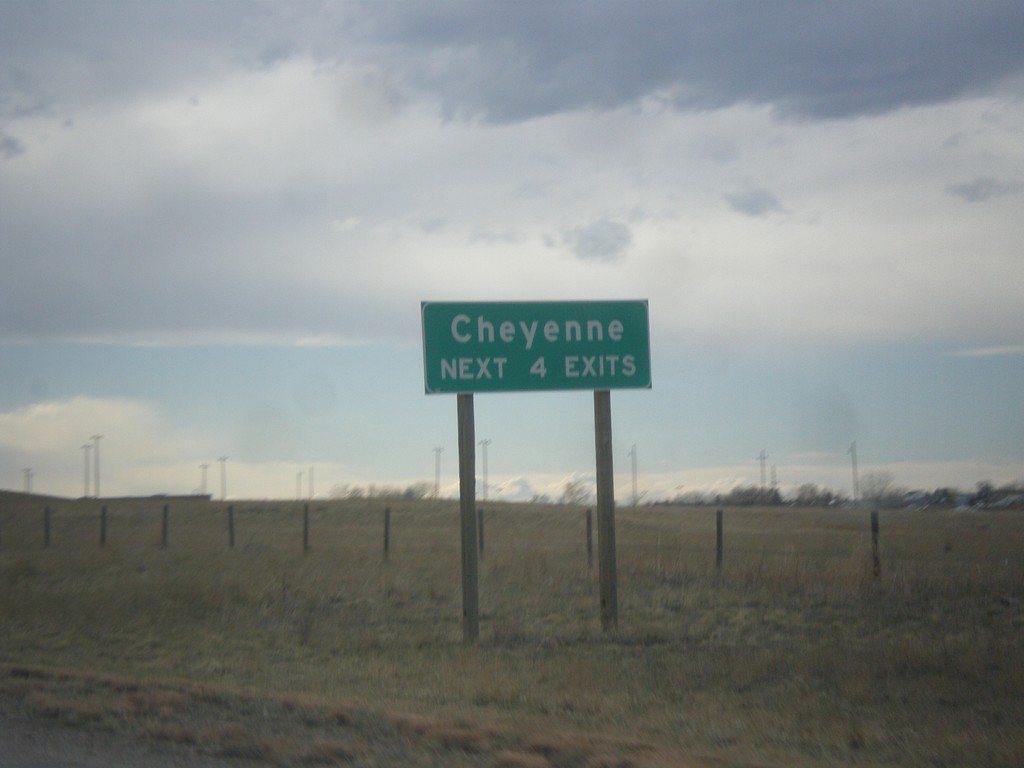 I-80 West - Cheyenne Exits