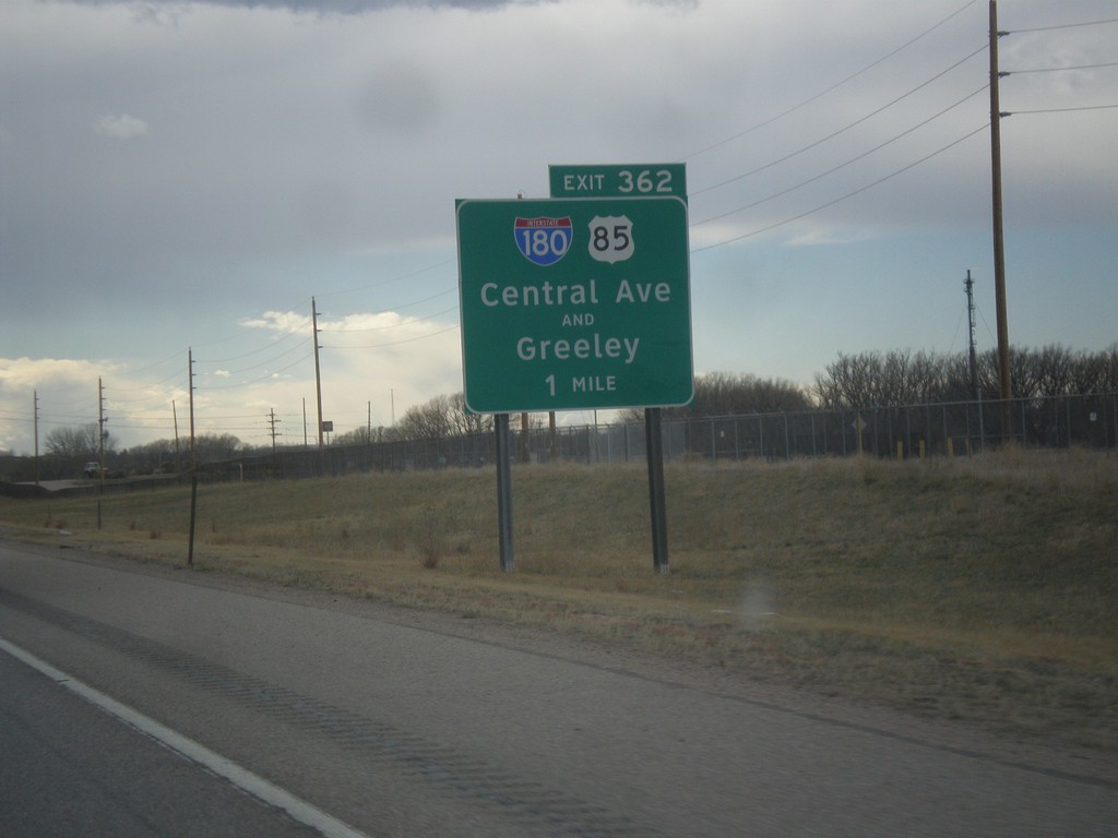 I-80 West - Exit 362