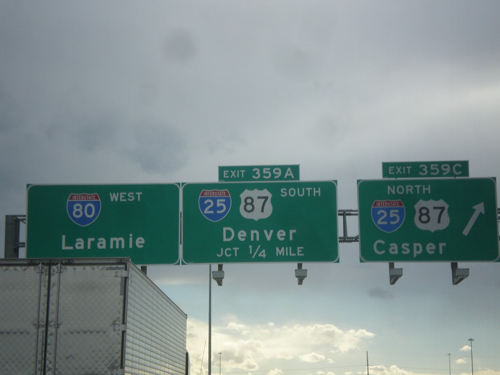 I-80 West - Exits 359C and 359A