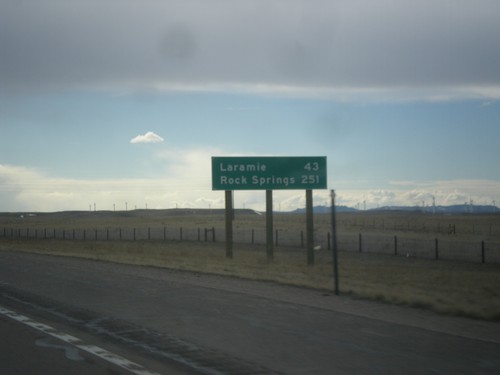 I-80 West - Distance Marker