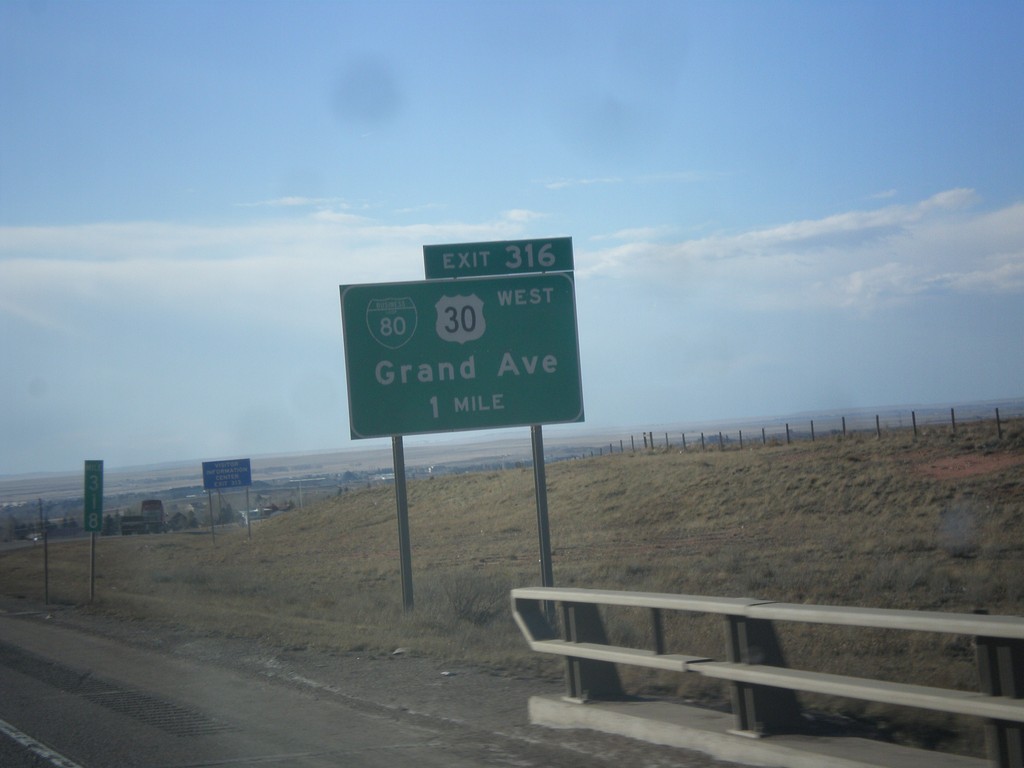 I-80 West - Exit 316