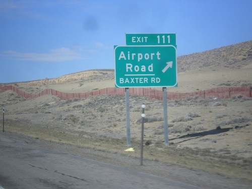 I-80 West - Exit 111