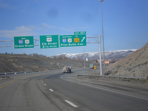 I-80 West - Exit 107 and Exit 104