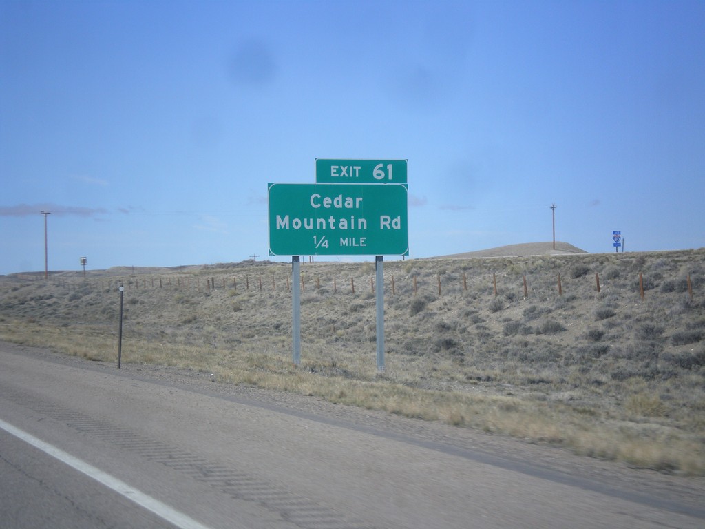 I-80 West - Exit 61