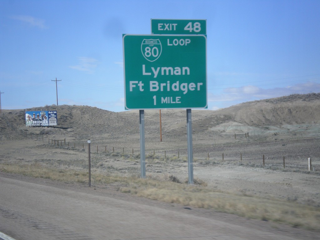 I-80 West - Exit 48