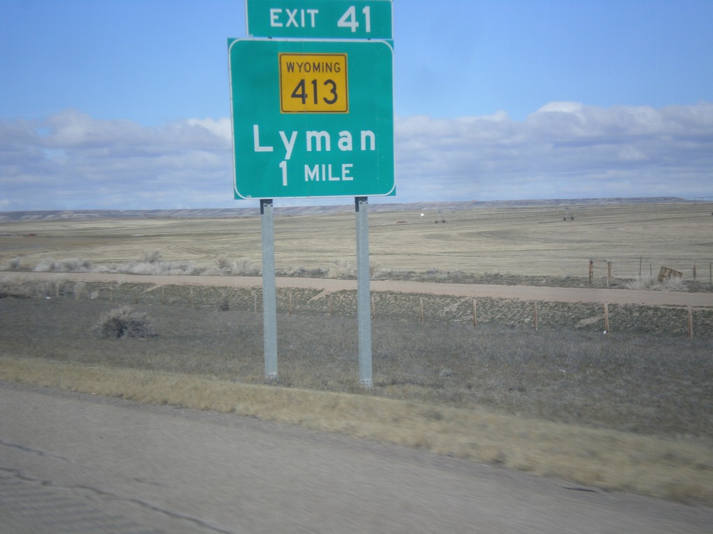 I-80 West - Exit 41