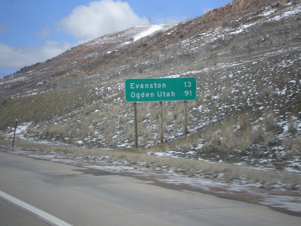 I-80 West - Distance Marker