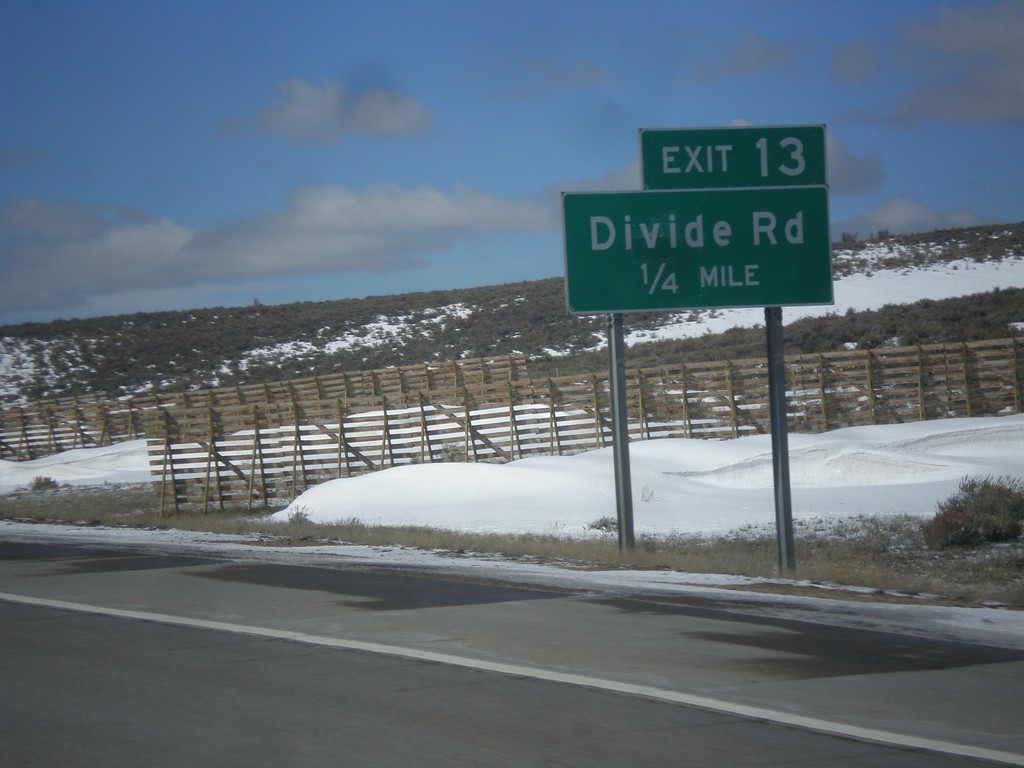 I-80 West - Exit 13