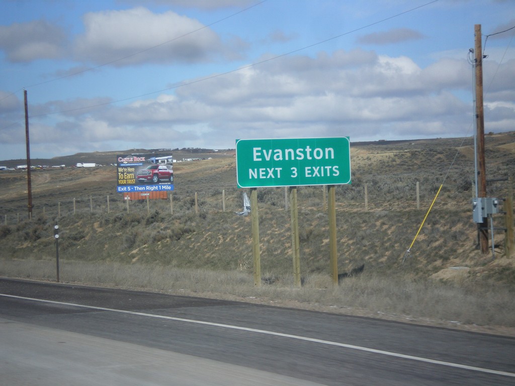 I-80 West - Evanston Exits