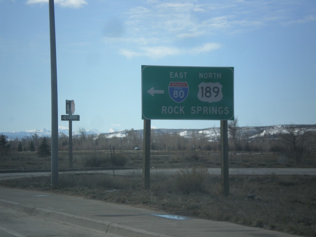 End BL-80/Bus. US-189 East at I-80 East