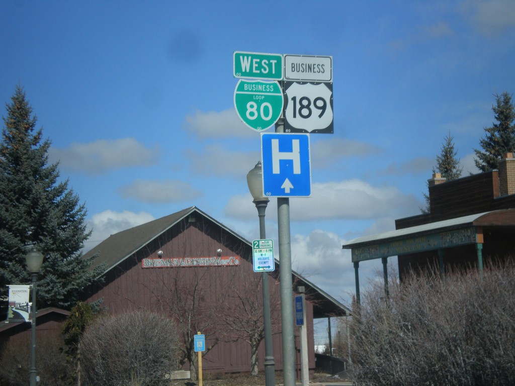 BL-80 West/Business US-189 South - Evanston