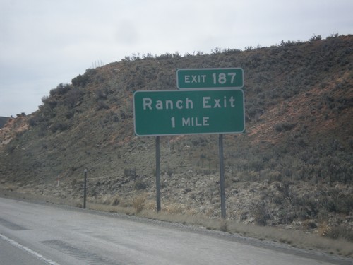 I-80 West - Exit 187