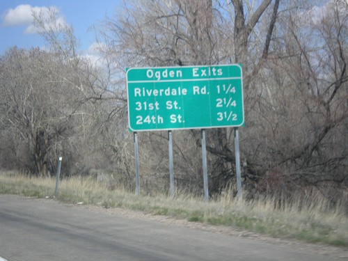 I-84 West - Ogden Exits