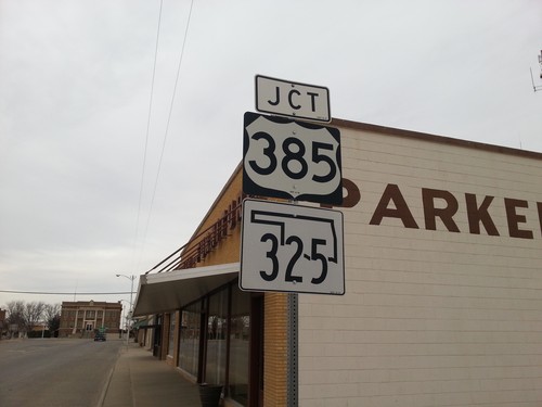 US-56/US-64/US-412 West Approaching US-385/OK-325