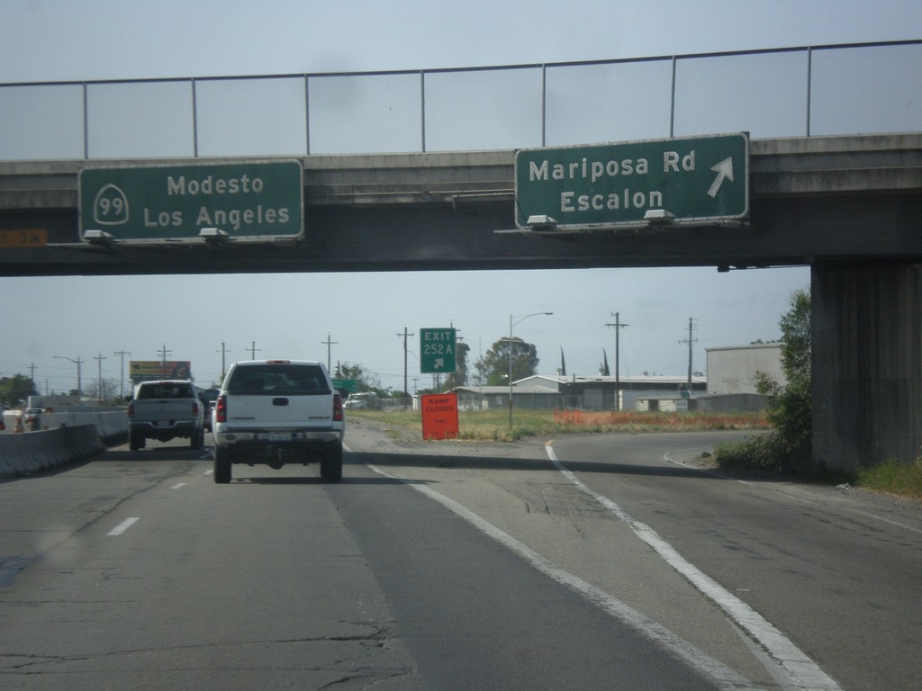 CA-99 South - Exit 252A