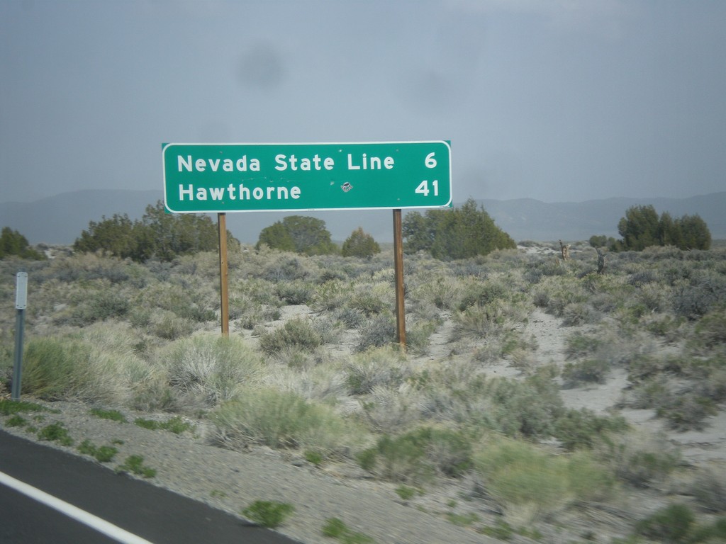 CA-167 East - Distance Marker