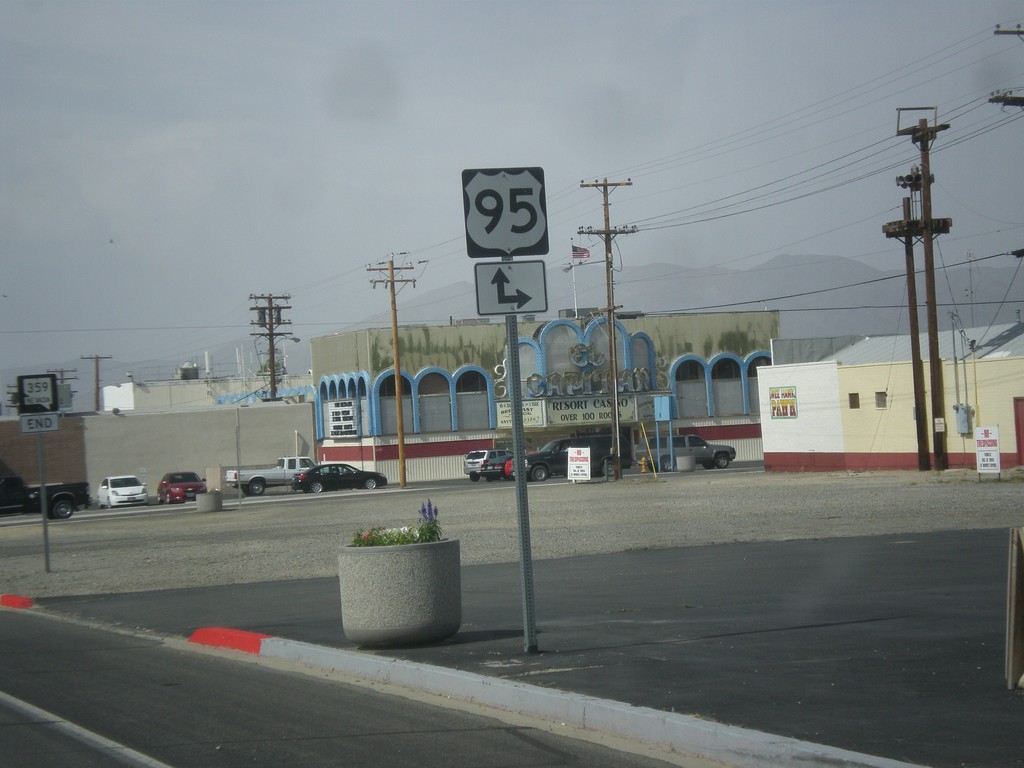 NV-359 North Approaching US-95