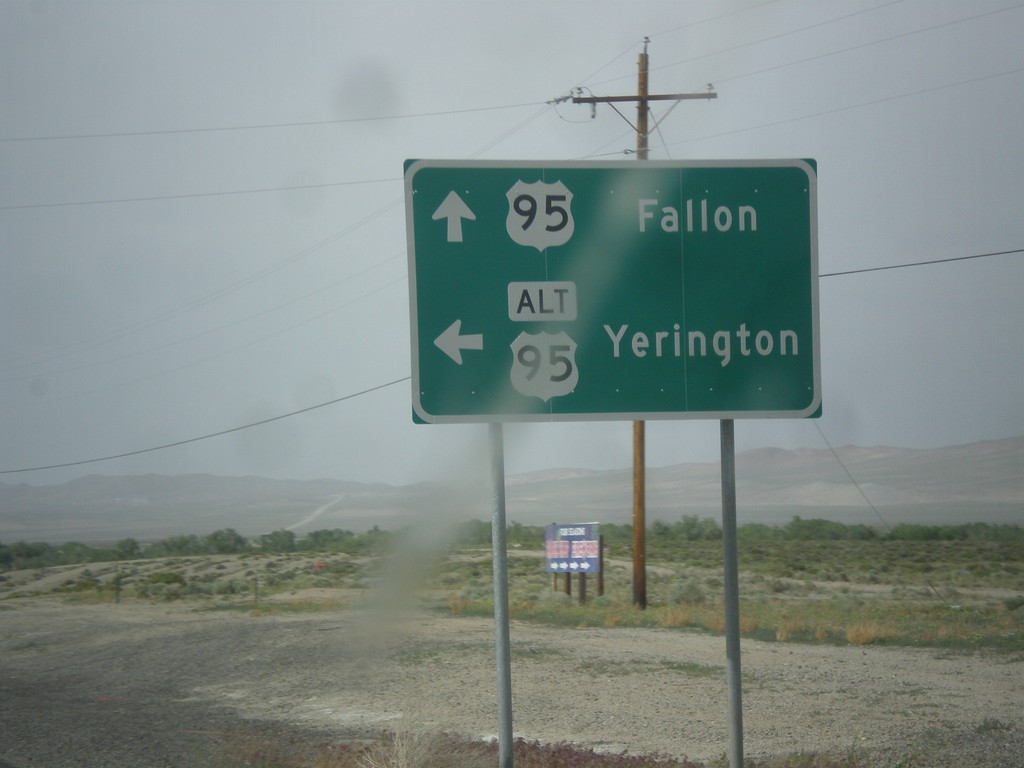 US-95 North at Alt. US-95 North