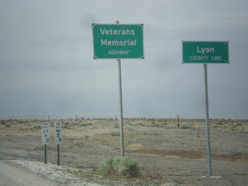 US-95 North - Lyon County Line