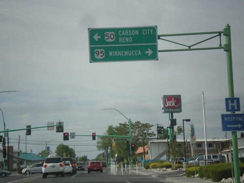 US-95 North at US-50