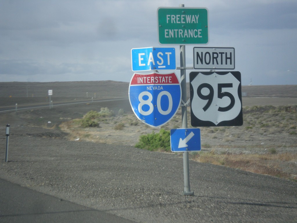 US-95 North at I-80 East (Exit 83)