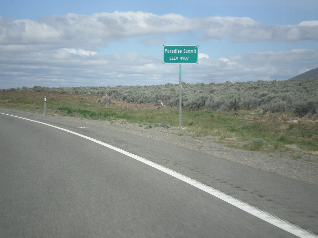 US-95 North - Paradise Summit