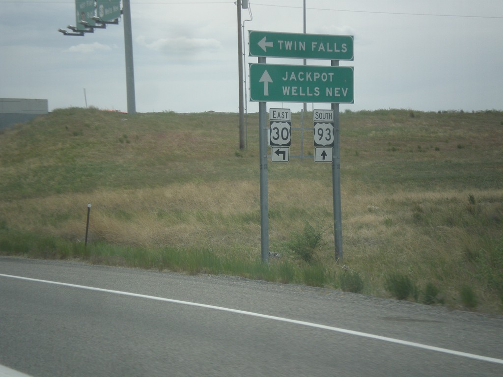 US-93 South at US-30 East