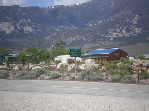 NV-487 South - Distance Marker