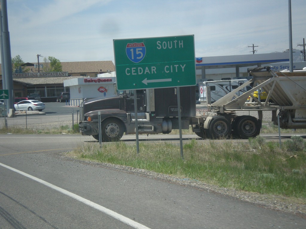 BL-15/UT-160 South at I-15