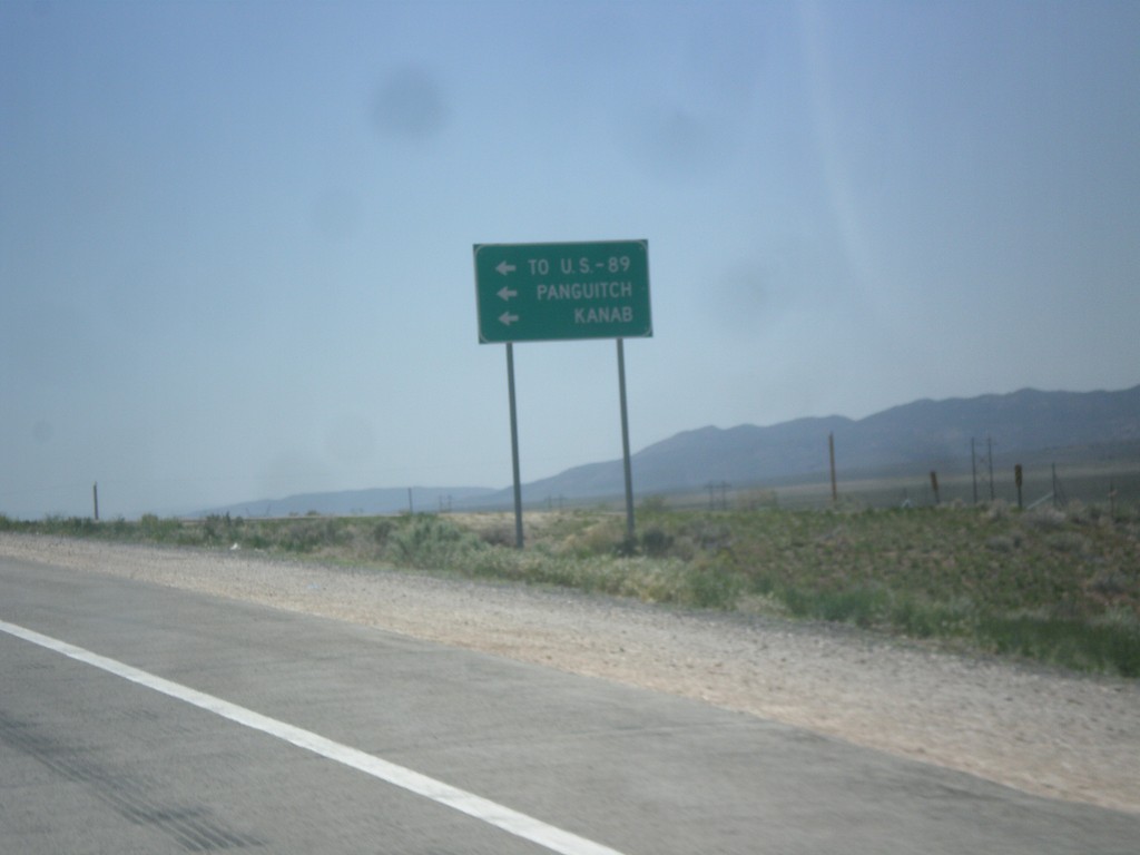 I-15 South at UT-20 Junction