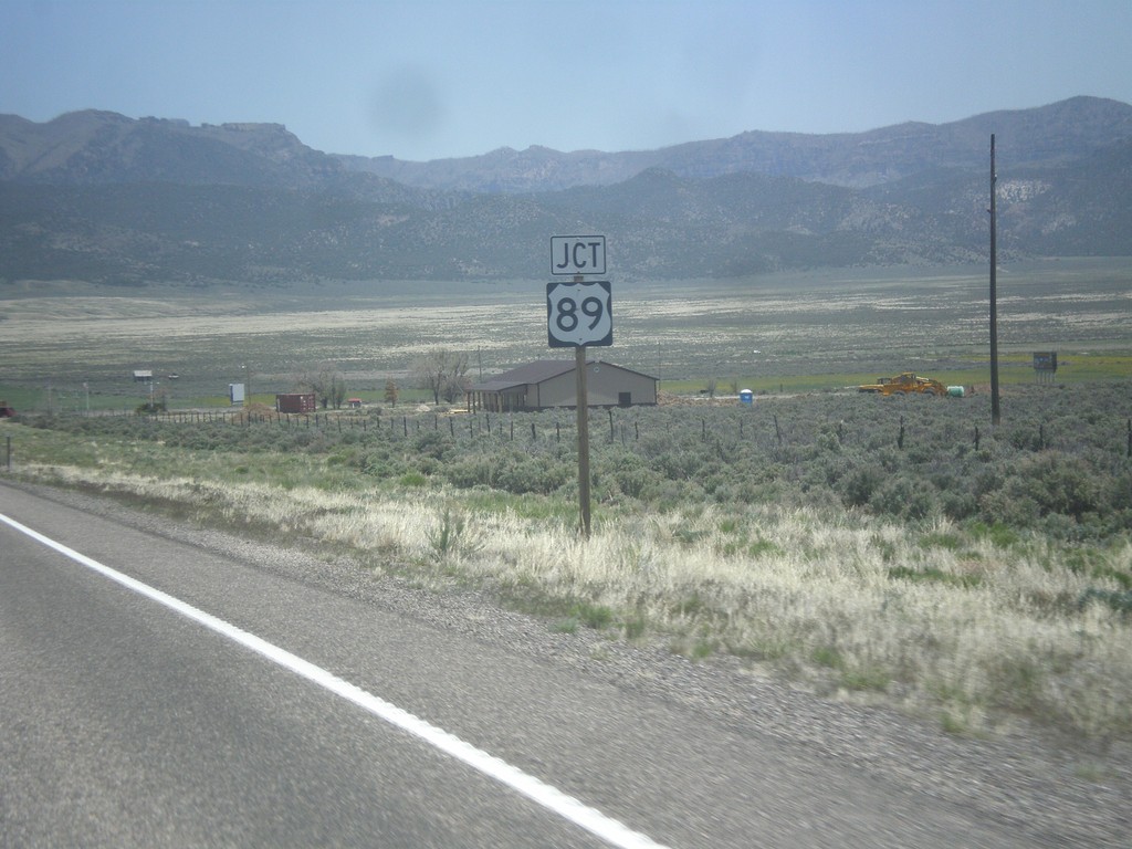 UT-20 East Approaching US-89