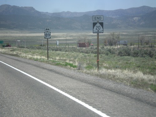 End UT-20 East at US-89