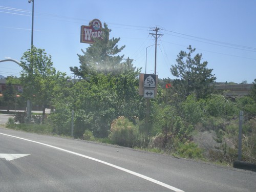 I-15 North Exit 59 Offramp at UT-56