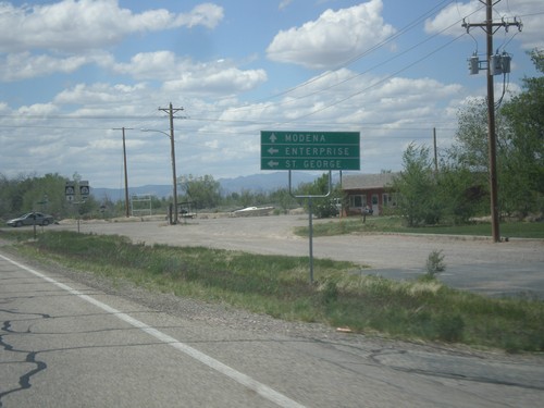 UT-56 West Approaching UT-18