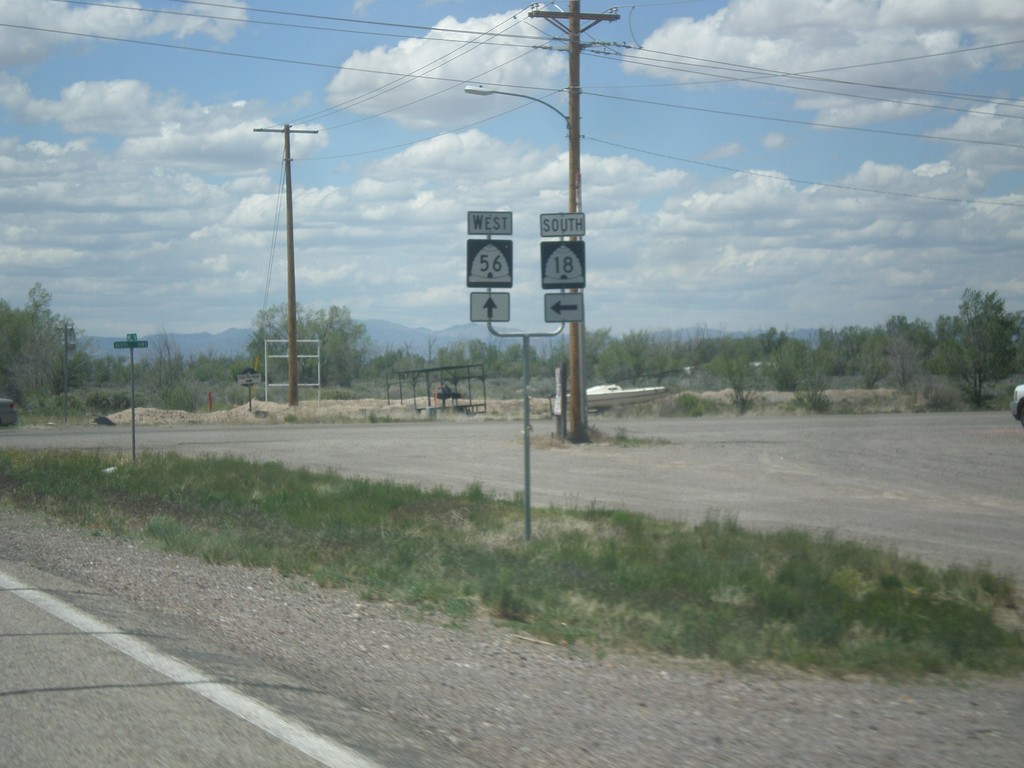 UT-56 West at UT-18 South