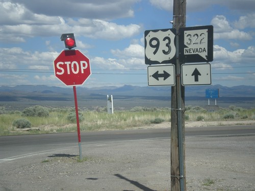 NV-322 East at US-93