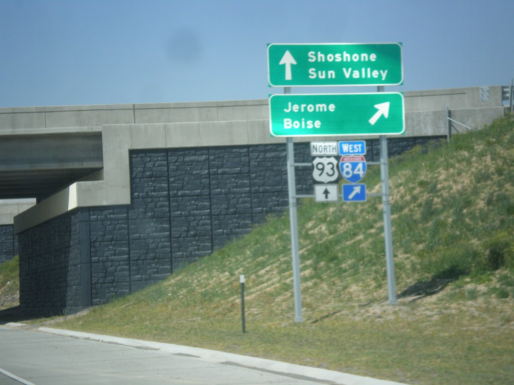 US-93 North at I-84 West