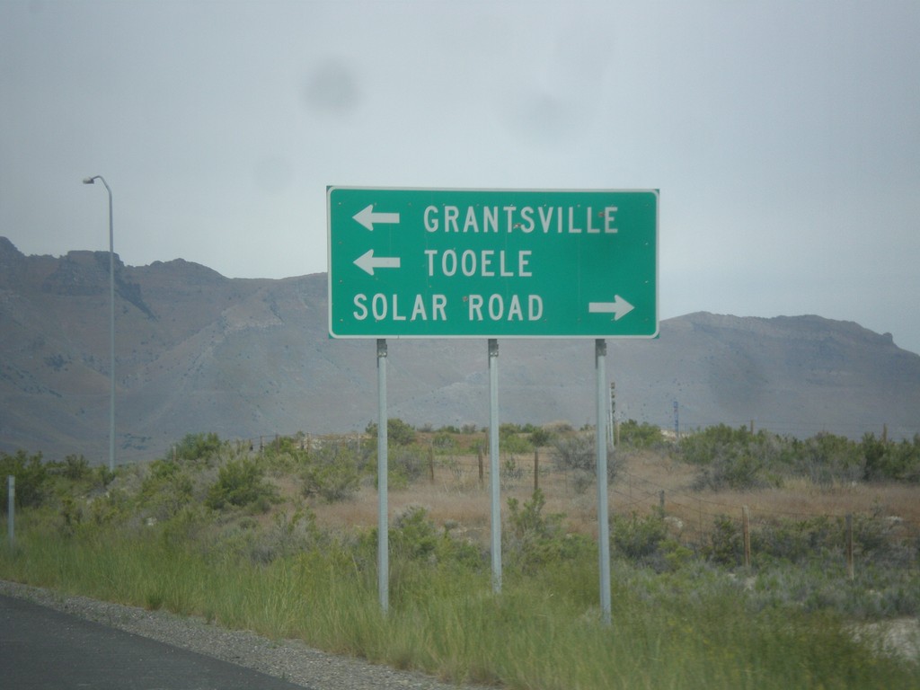 I-80 East Exit 84 Offramp at UT-138