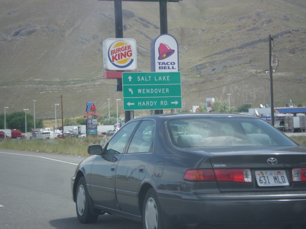 End UT-36 North at I-80