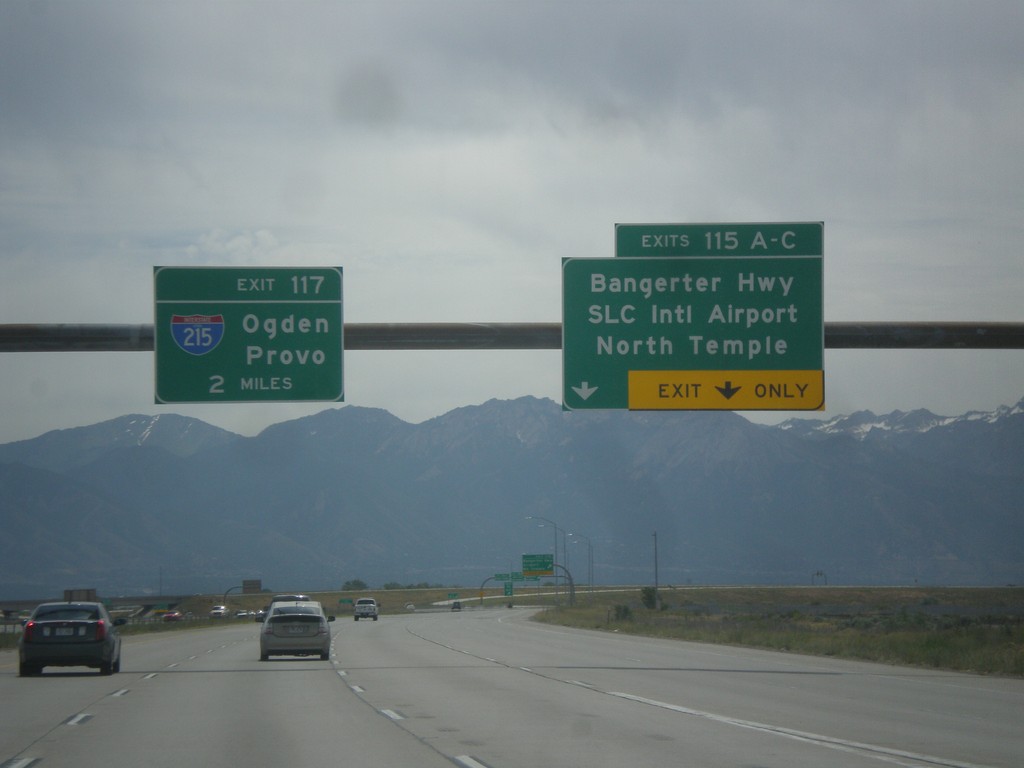 I-80 East - Exits 115 and Exit 117.