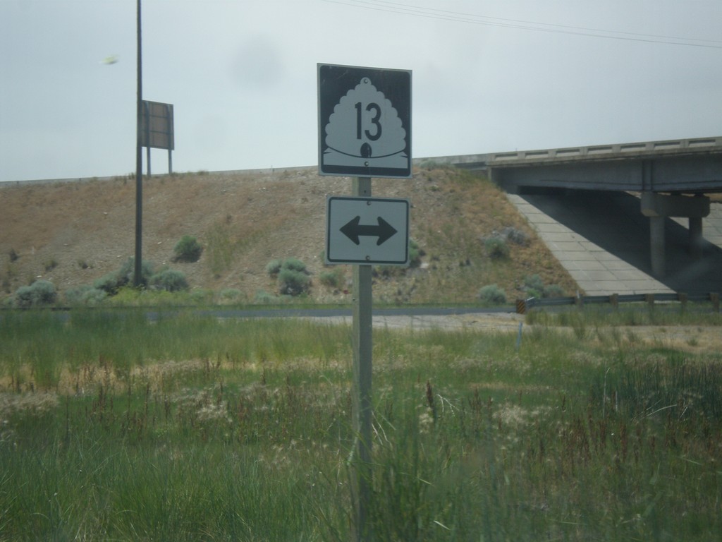 I-15 North at UT-13 - Exit 368 Offramp