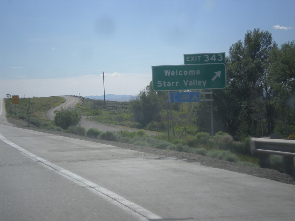 I-80 West - Exit 343