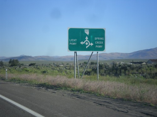 NV-227 West - Spring Creek Parkway and Licht Parkway 