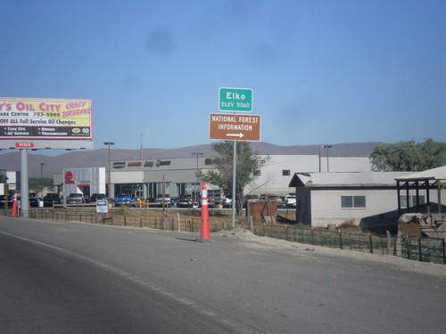 NV-227 West - Entering Elko